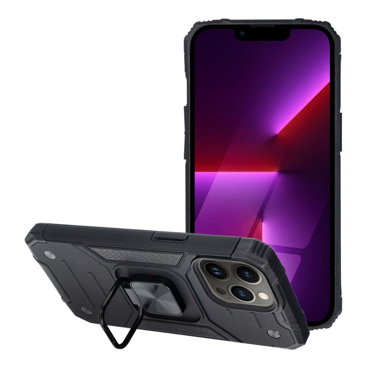 H&uuml;lle Handy Schutz f&uuml;r Apple iPhone 12 13 14 Pro Max Outdoor Case Cover Bumper - Bild 1