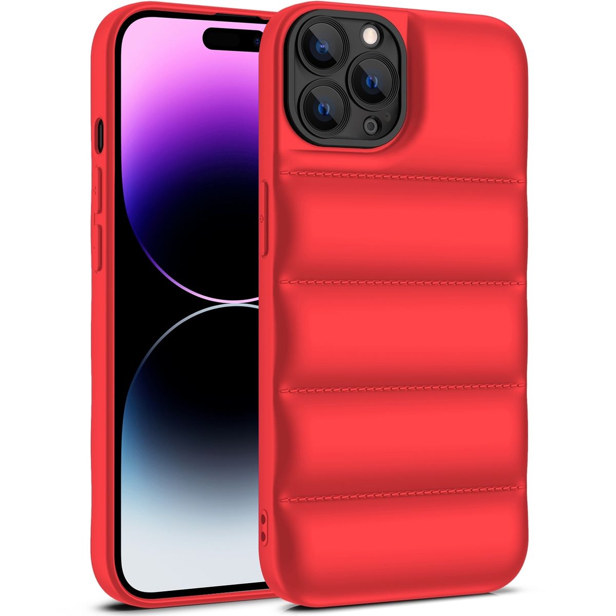 Schutz Handy H&uuml;lle f&uuml;r Apple iPhone 15 Pro Max Case Cover Airbag Bumper Etuis - Bild 1