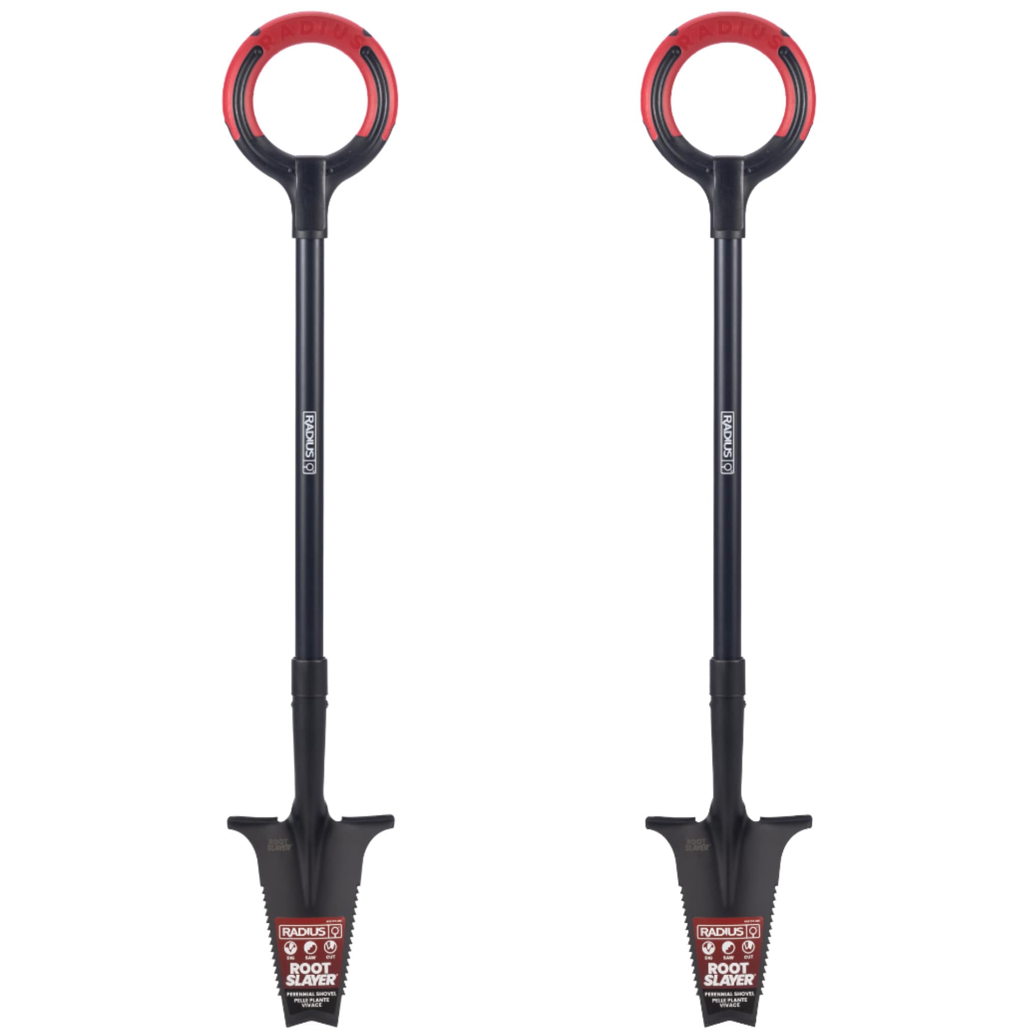 Root Slayer&reg; Radius Garden Wurzelspaten Spaten mit Schneidespitze Root Slayer Beetspaten Pro 