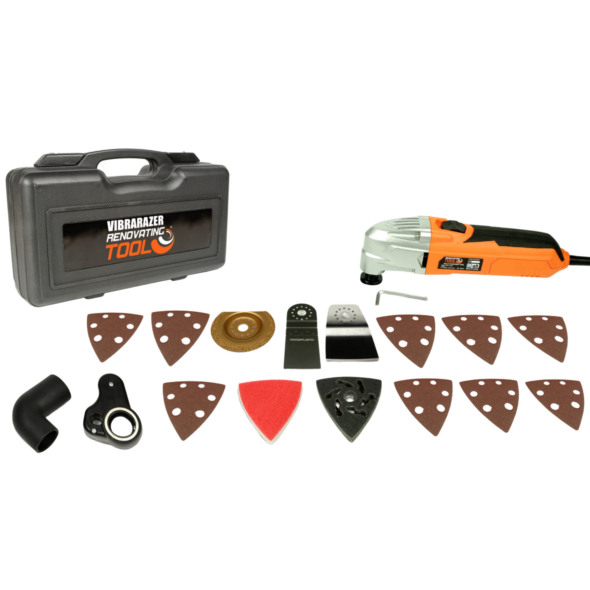 Best Direct&reg; Pro Series - Multitool 16 Teile - oszillierend Vibrarazer Renovating Tool 