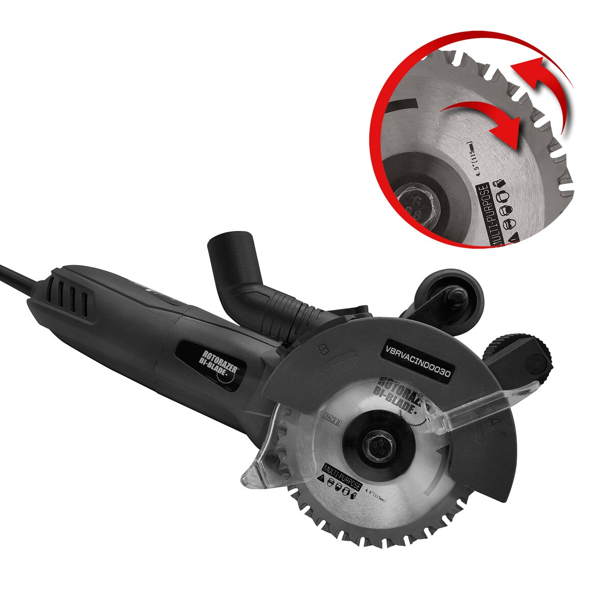 Best Direct&reg; Handkreiss&auml;ge mit gegenl&auml;ufigen Bl&auml;ttern Rototazer Bi Blades 