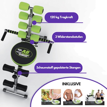 Gymform® Bauchmuskeltrainer - Bauchtrainer Zuhause, klappbar Fast Abs bei  Marktkauf online bestellen