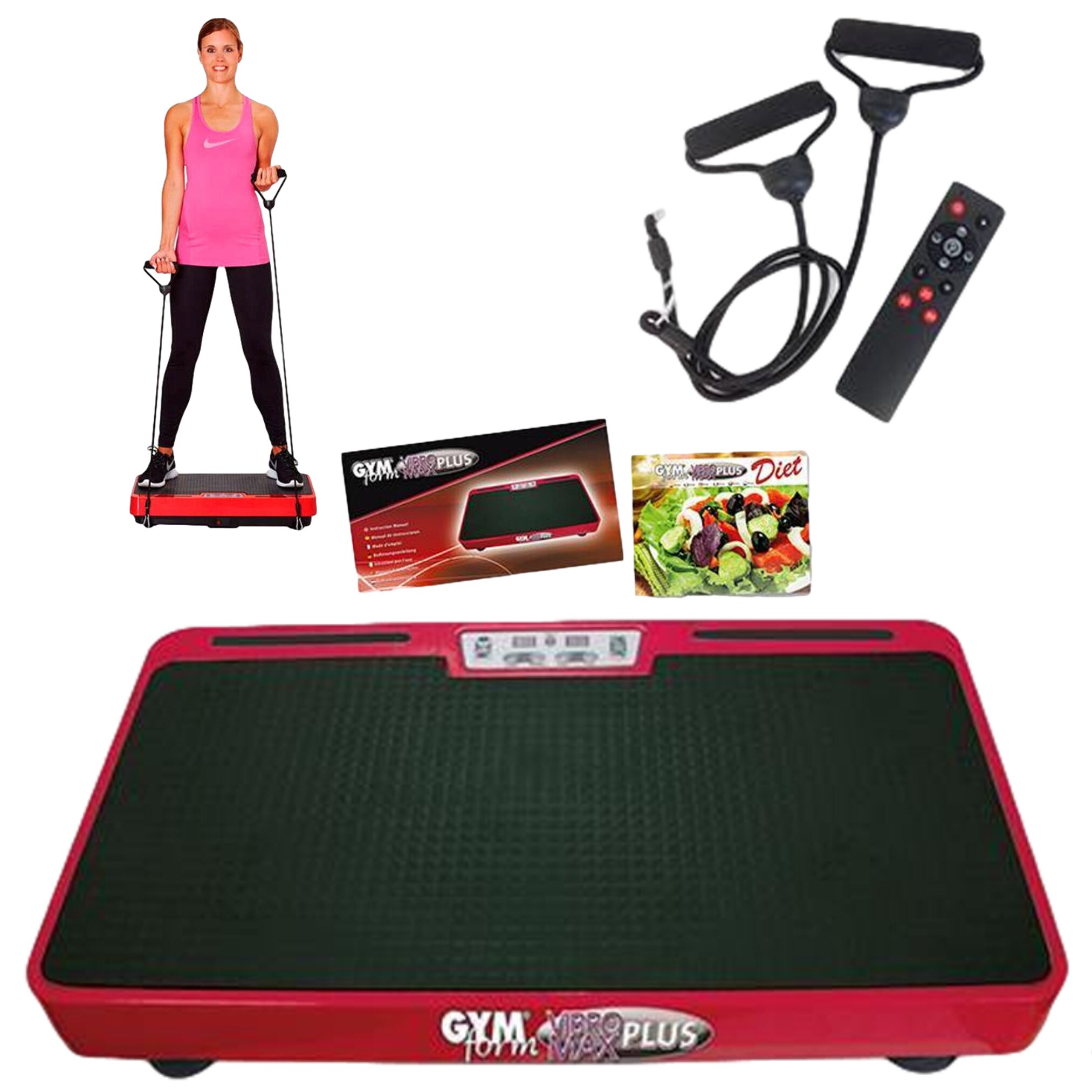 Gymform&reg; Vibrationsplatte 3d Fitness Ganzk&ouml;rper VibroMax Plus 