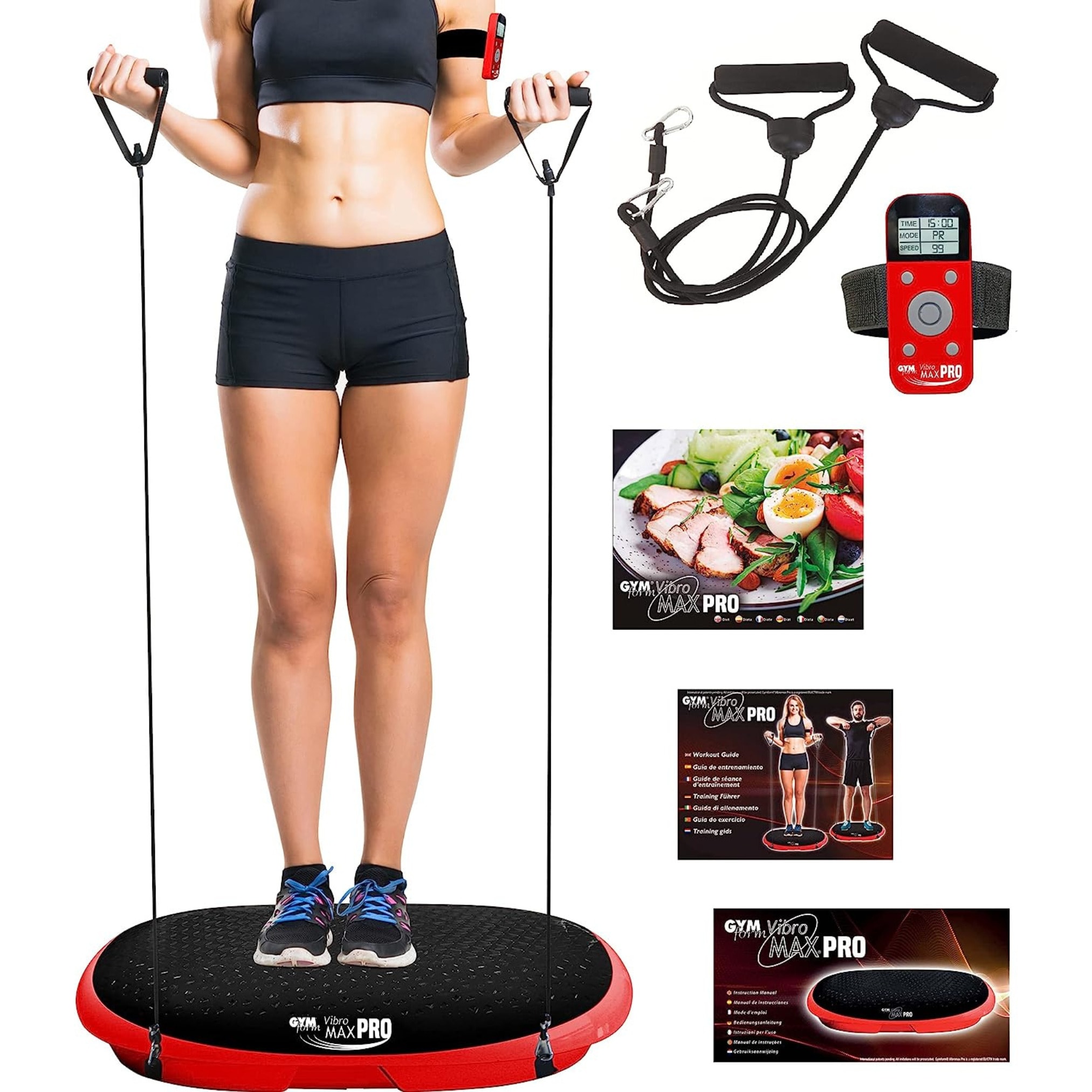 Gymform&reg; Vibrationsplatte 3d Fitness Ganzk&ouml;rper VibroMax Pro 