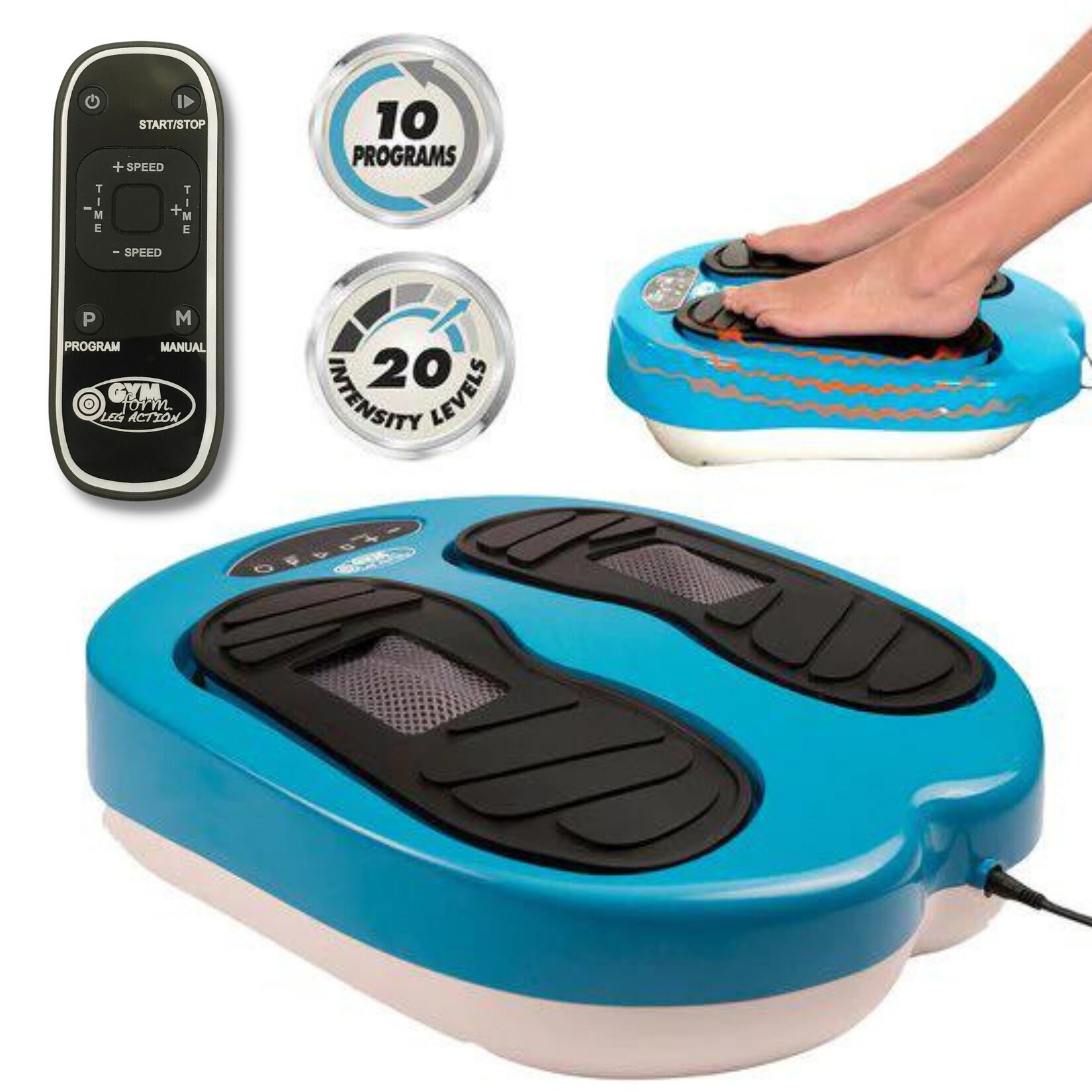 ® Shiatsu Fußmassagegerät und Beinmassagegerät Leg Action Platinum