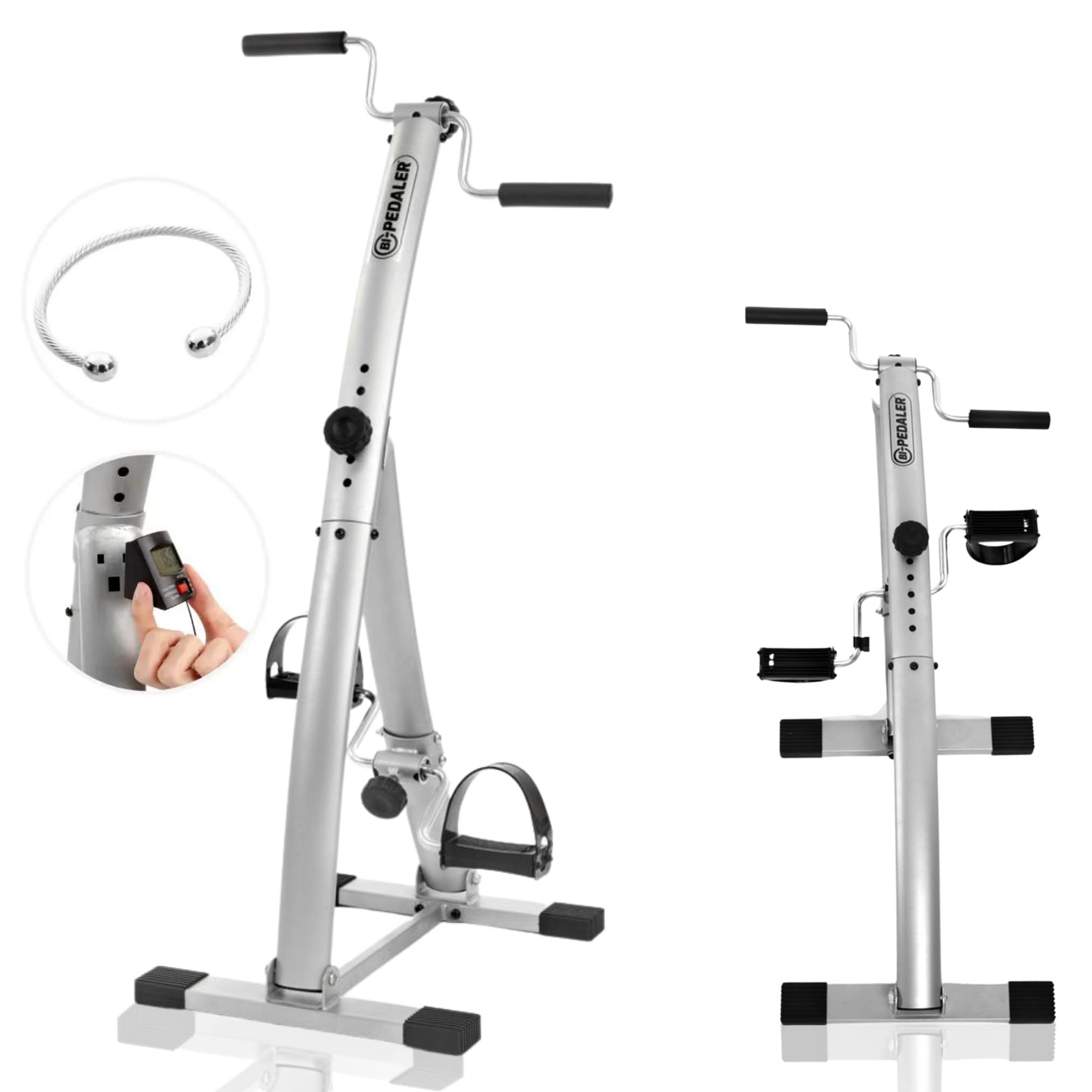 Gymform&reg; Bewegungstrainer f&uuml;r Senioren klappbar - Fitnessger&auml;t Bi Pedaler 