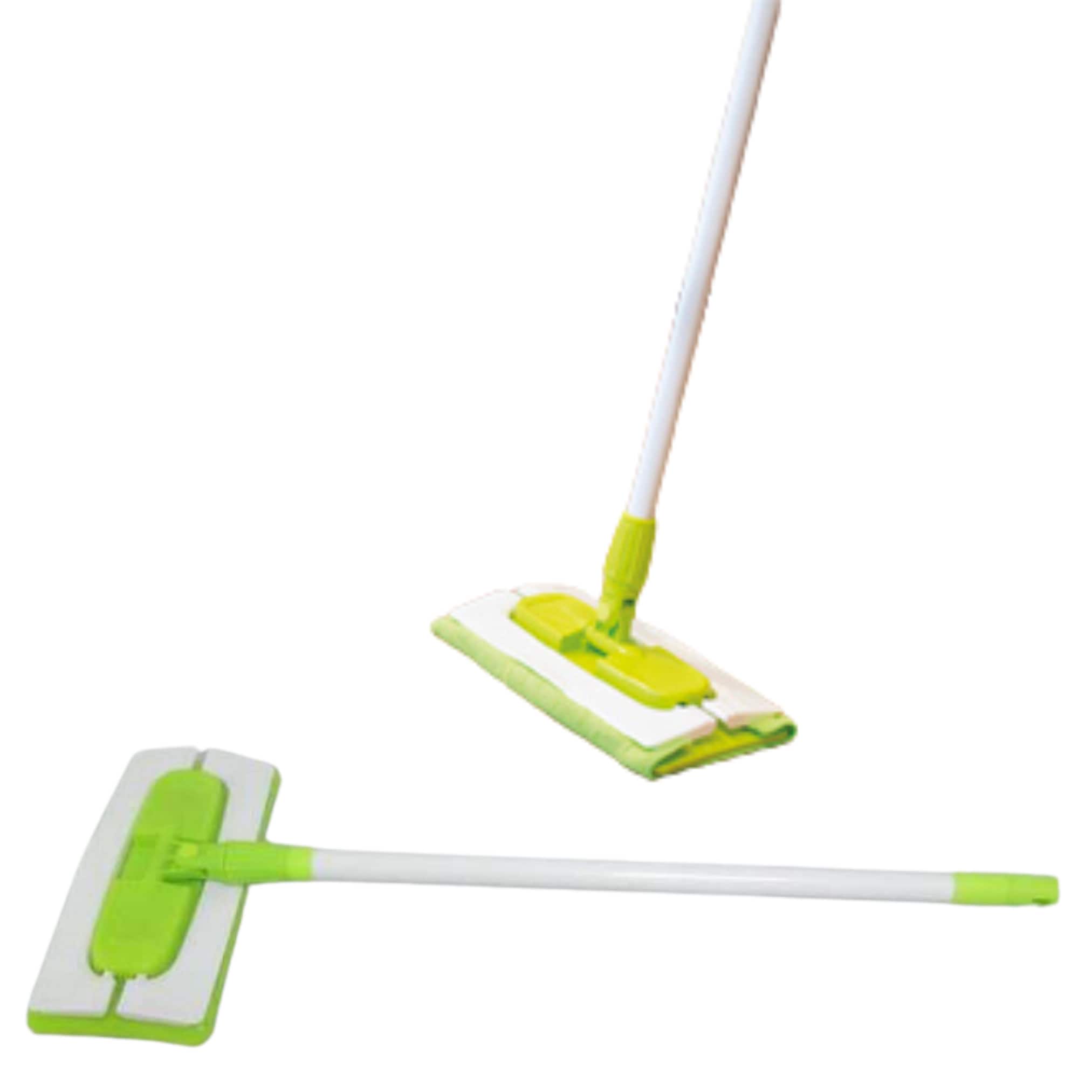 Best Direct&reg; Wischmopp, Bodenwischer, Teleskopstiel, Nutzung mit Mikrofasertuch Clip Mop 