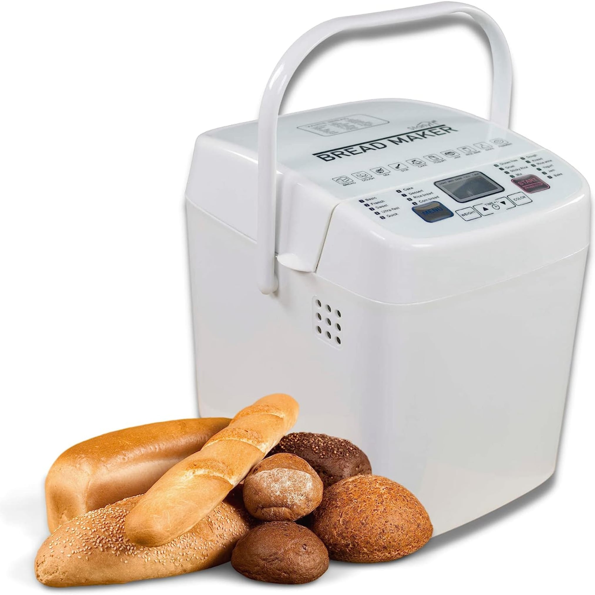 Starlyf&reg; Brotbackautomat - 14 Programme, Brotbackger&auml;t f&uuml;r 750g Brot Bread Maker 