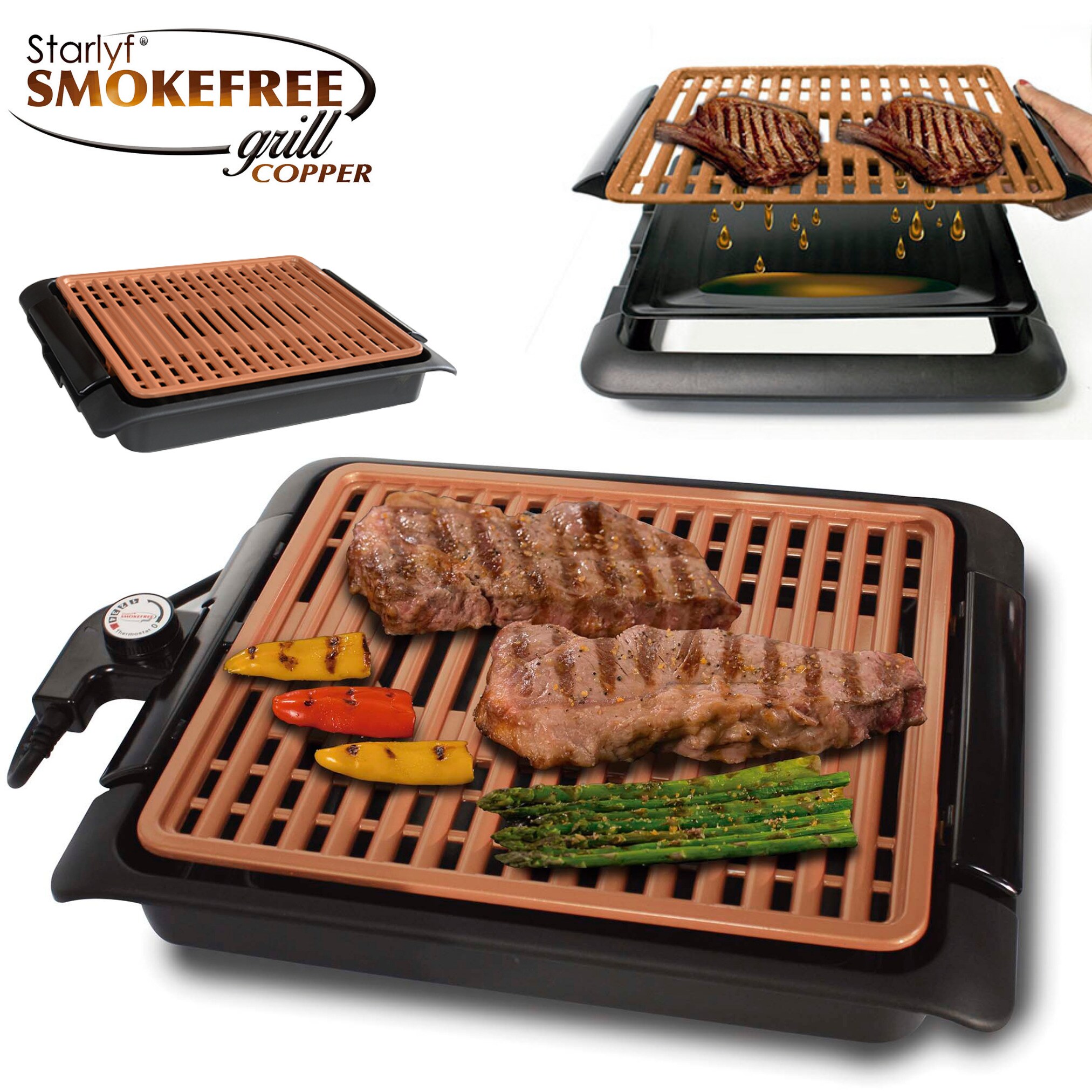 Starlyf® elektrischer Tischgrill - Elektrogrill