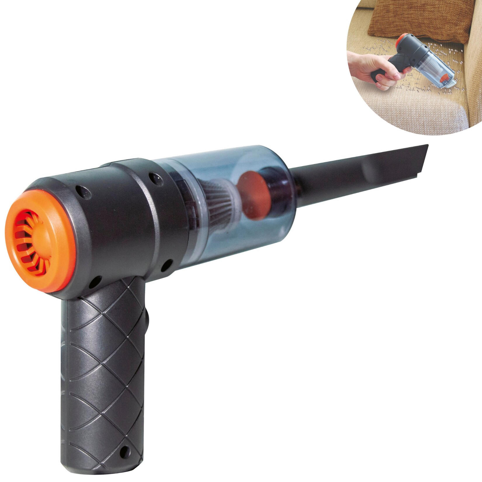 ® Akku Handstaubsauger, beutellos, 2in1 Staubsauger mit Gebläse Mini Vacuum Cleaner