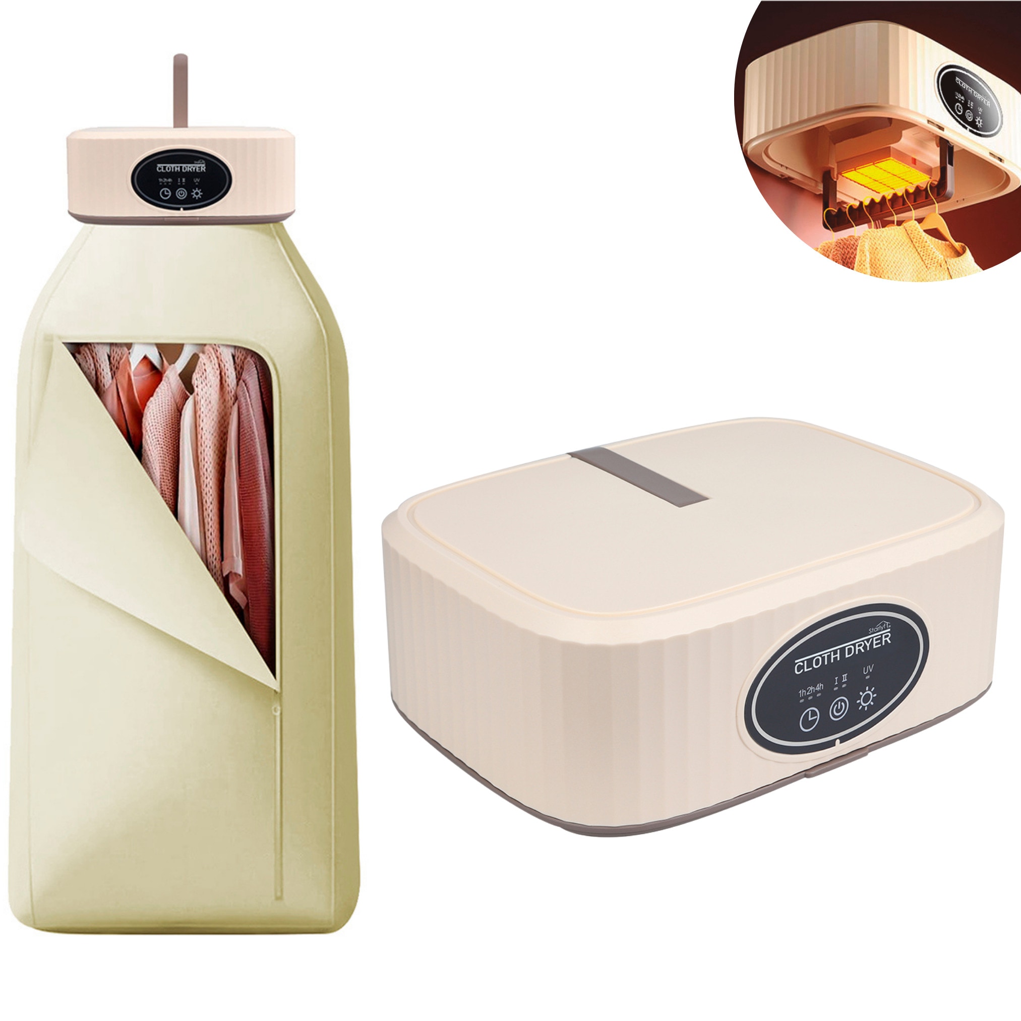 Starlyf&reg; Elektrischer W&auml;schetrockner, klein und schmal zum Anh&auml;ngen Cloth Dryer 