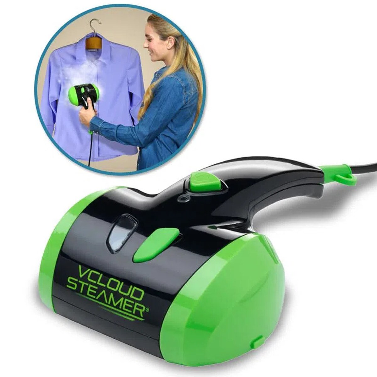 Best Direct&reg; Dampfb&uuml;rste f&uuml;r Kleidung, Polster und B&uuml;gelfalten V Cloud Steamer 