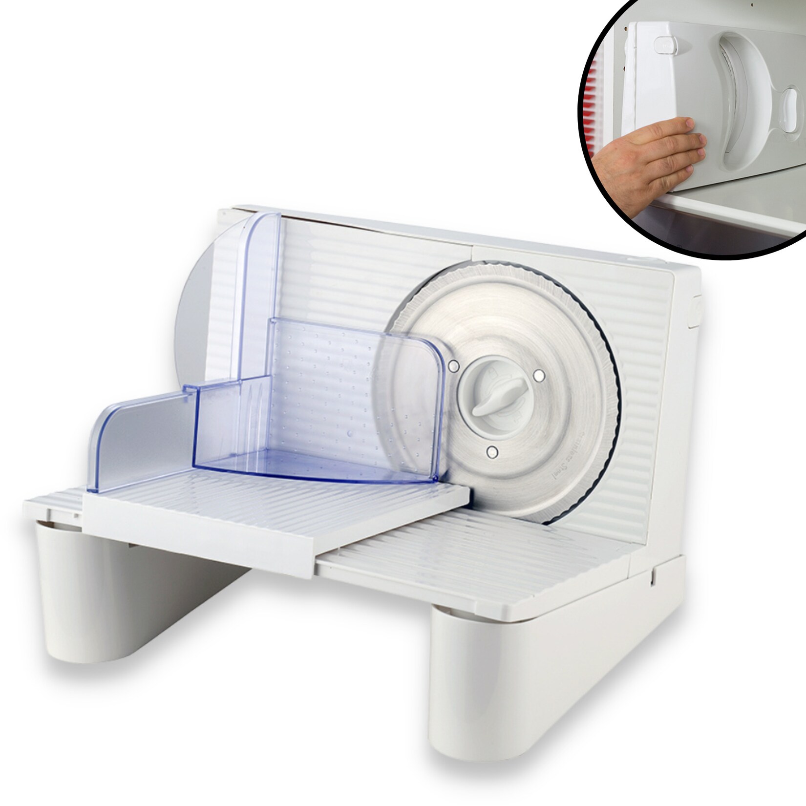 ® Kunststoff Allesschneider, klappbar - elektrisch Professional Slicer
