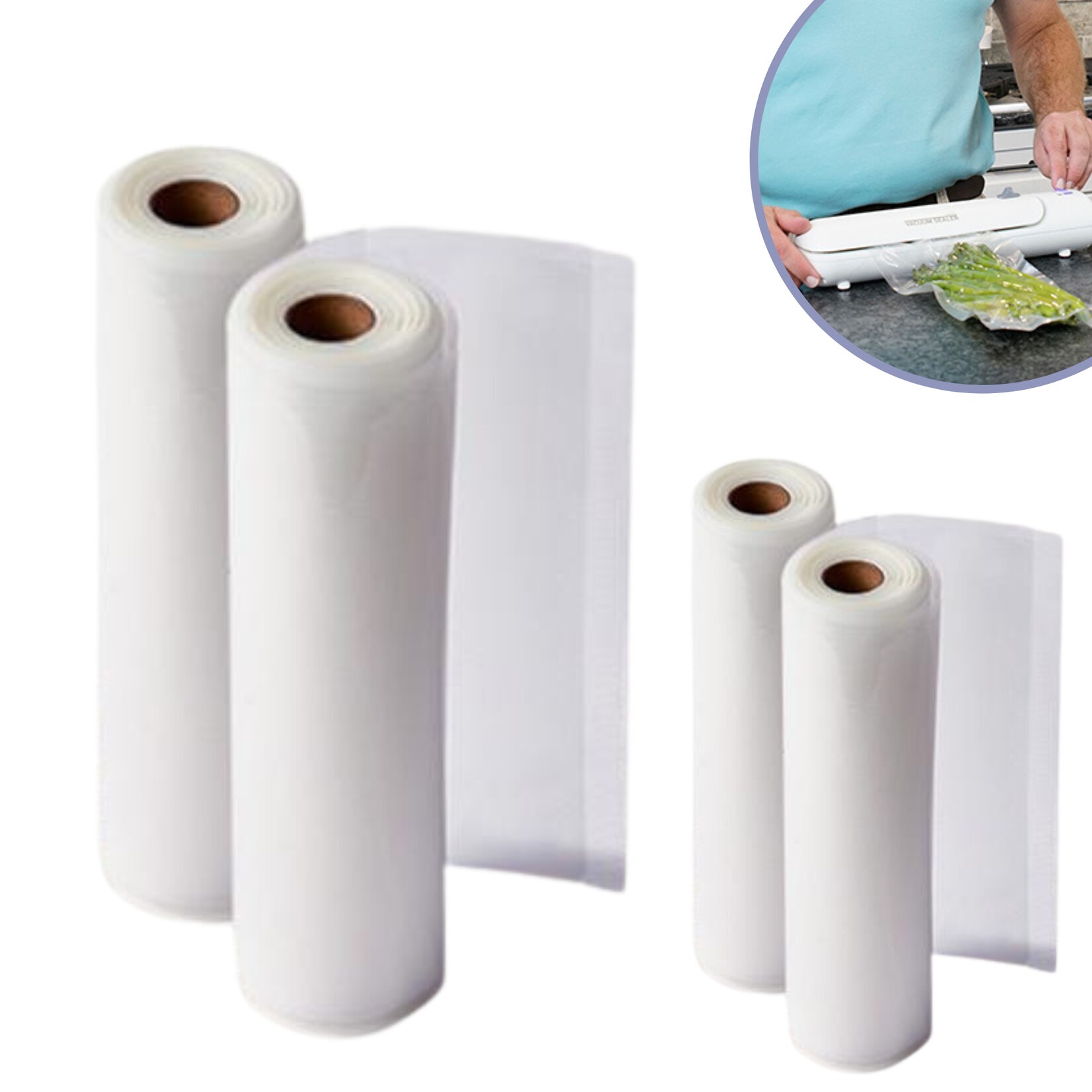 ® Ersatzrollen - Folienrollen, Zubehör für Starlyf Vakuumierer Vacuum Sealer Rollen