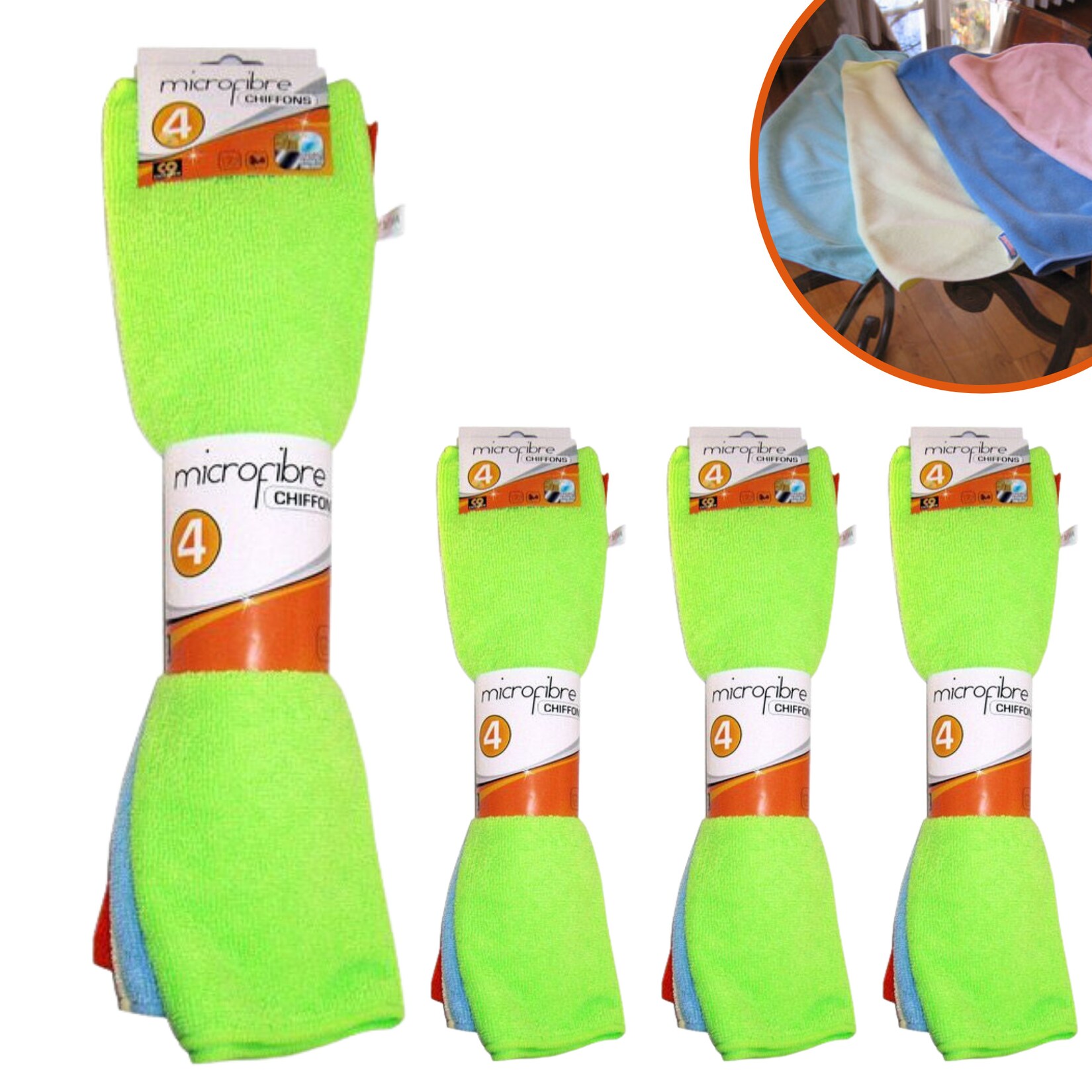 ® Geschirrtuch, Mikrofasertücher, Autopflege, Poliertuch Microfibre Lappen