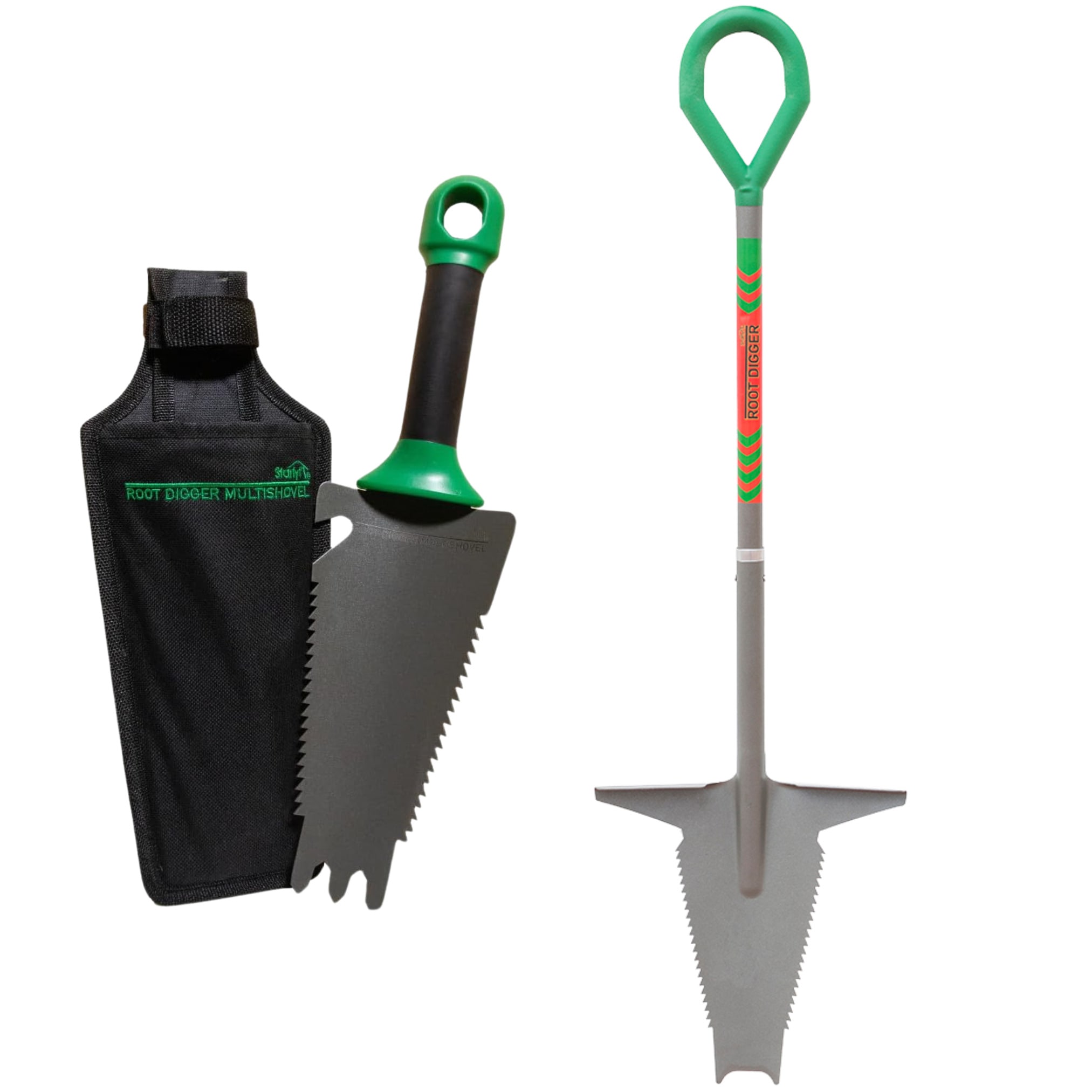 Starlyf&reg; Wurzelspaten & Handschaufel - Spaten mit S&auml;ge Root Digger Set 