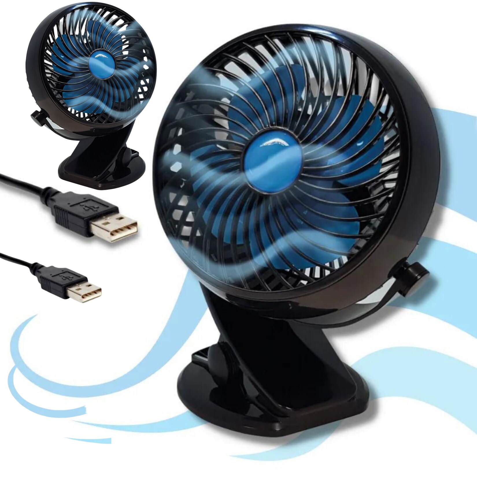 ® Mini Akku Ventilator - Miniventilator Fast Fan