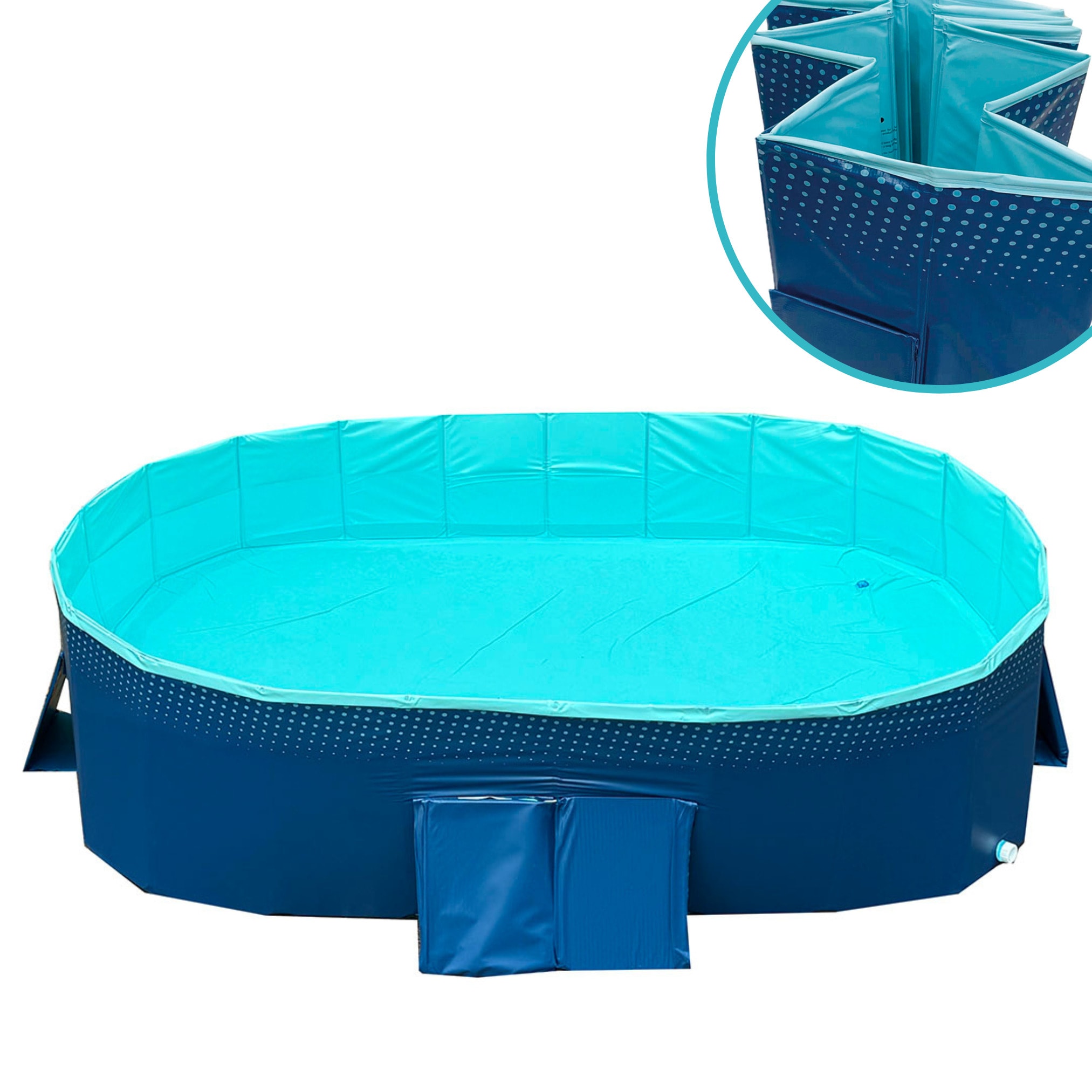 Starlyf&reg; Planschbecken, faltbarer Pool ohne Aufblasen, langlebig & robust Foldable Pool 