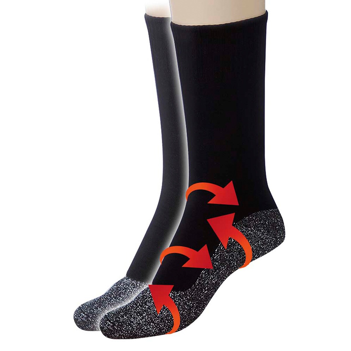 Best Direct&reg; Thermosocken mit Aluminiumfaser - Wintersocken Stepluxe Anti Cold Socks 