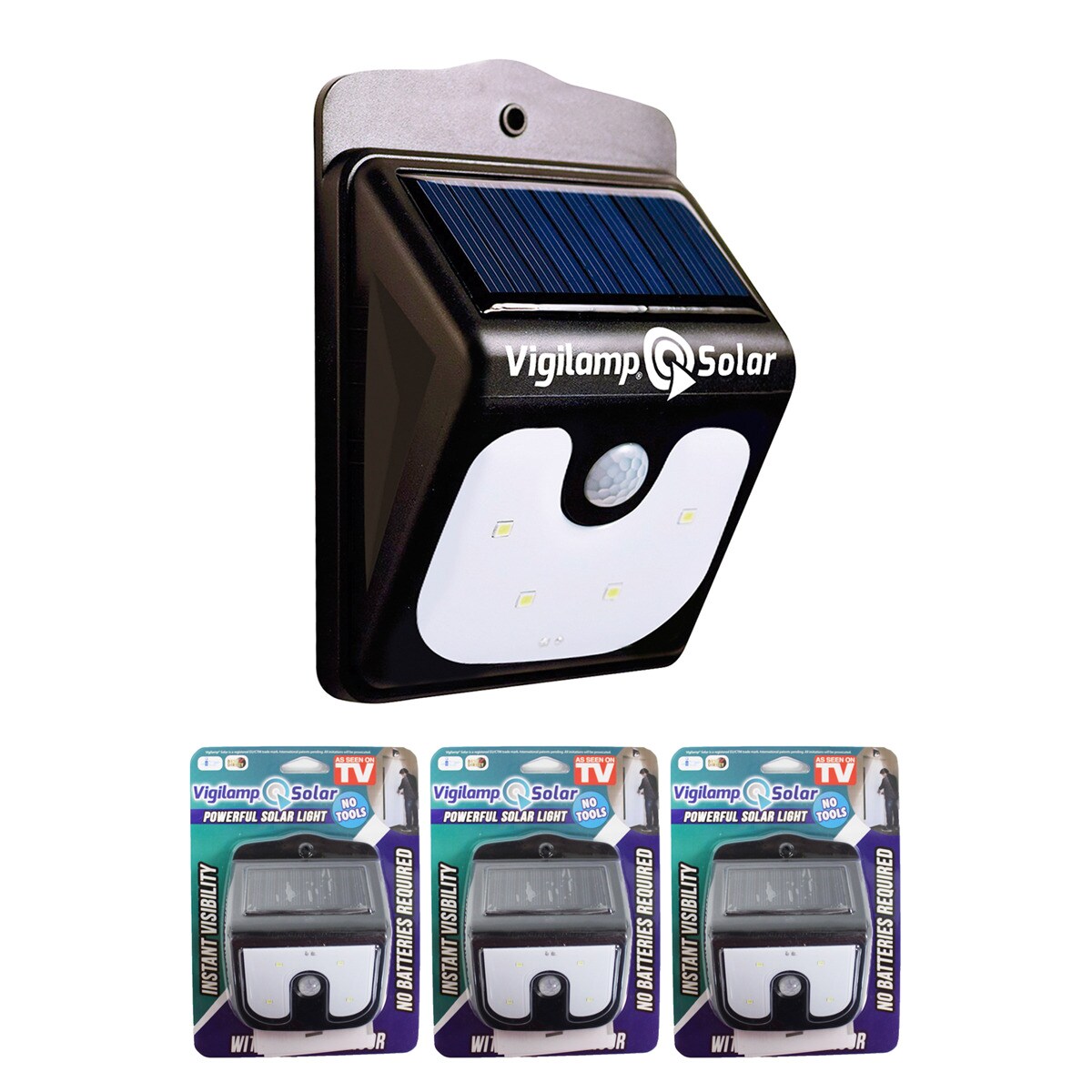 Best Direct&reg; Solarleuchte - Au&szlig;en Leuchte mit Bewegungsmelder Vigilamp Solar 