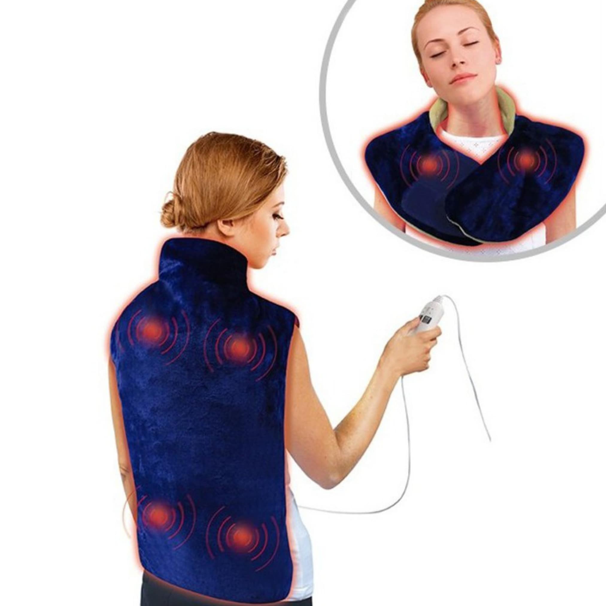 Best Direct&reg; Heizdecke - Heizkissen R&uuml;cken mit Massage Backnetix Wrap 