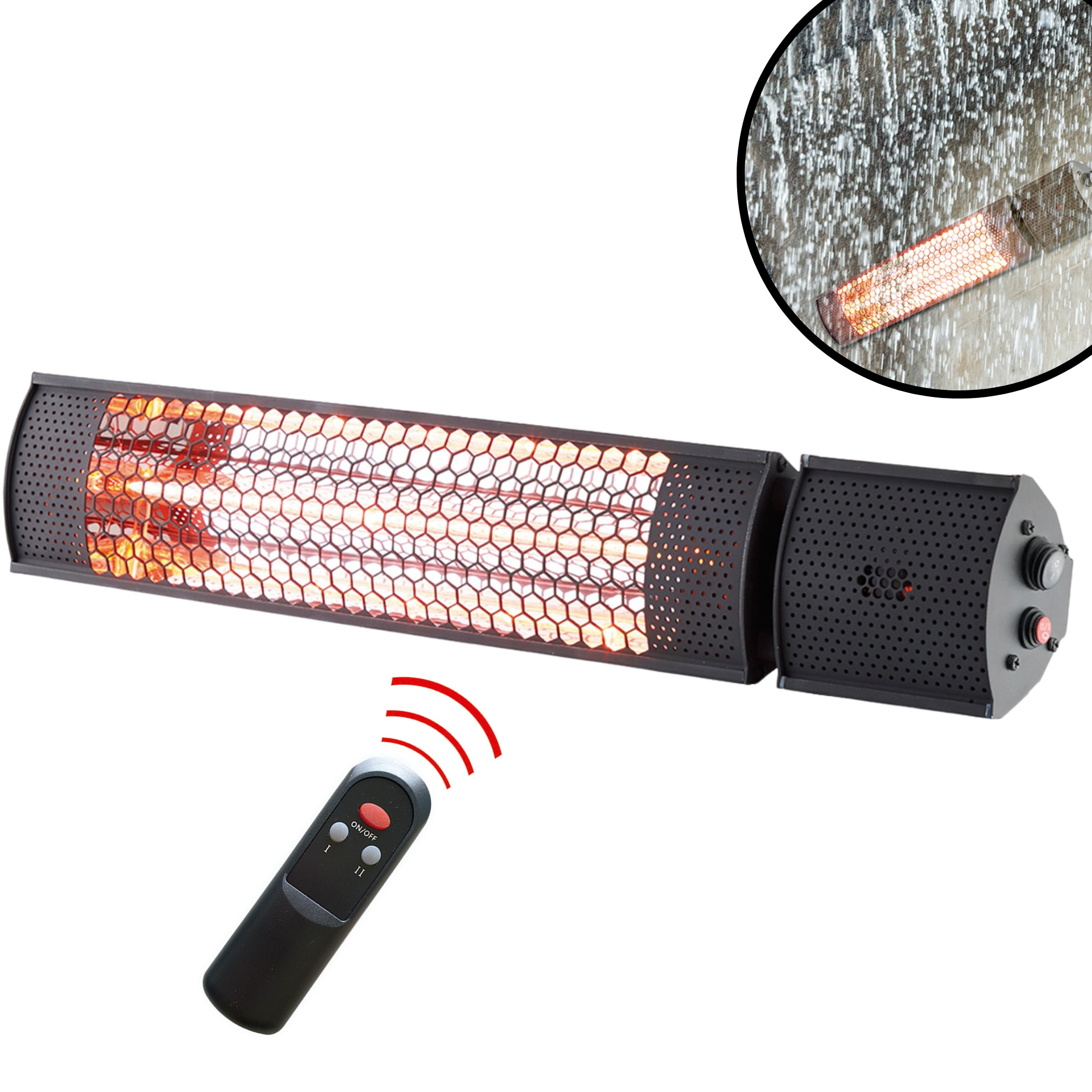 Starlyf&reg; Infrarot - Heizstrahler - Terrassenstrahler Wandmontage Radiant Heater 