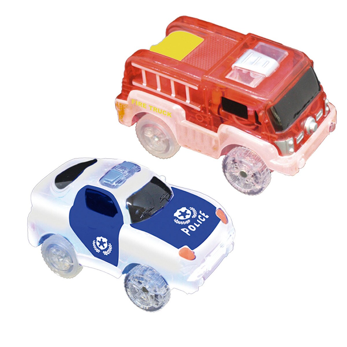 Fantastic Tracks&reg; Ersatzauto Set f&uuml;r Autorennbahn Feuerwehr & Polizei Fantastic Tracks Cars 