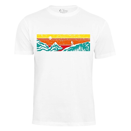Cotton Prime® T-Shirt mit Bergen Lets Hiking 