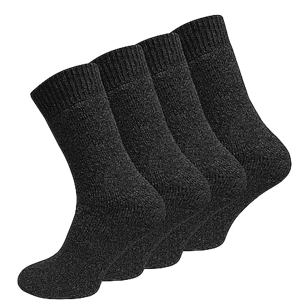 Cotton Prime® NORWEGER Socken 4 Paar, mit Vollplüsch 