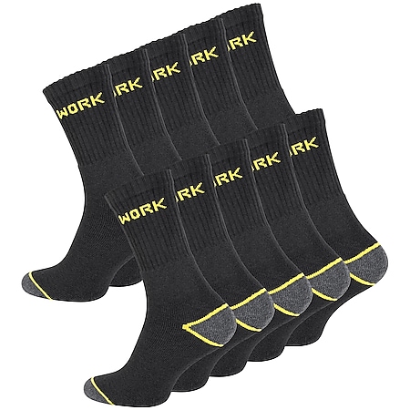 Cotton Prime® 10 Paar Arbeitssocken Work-Socks 