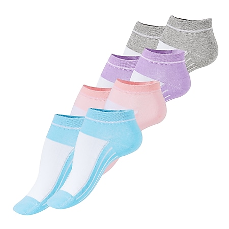 Cotton Prime® Sneaker Socken 8 Paar, mit Rippsohle 