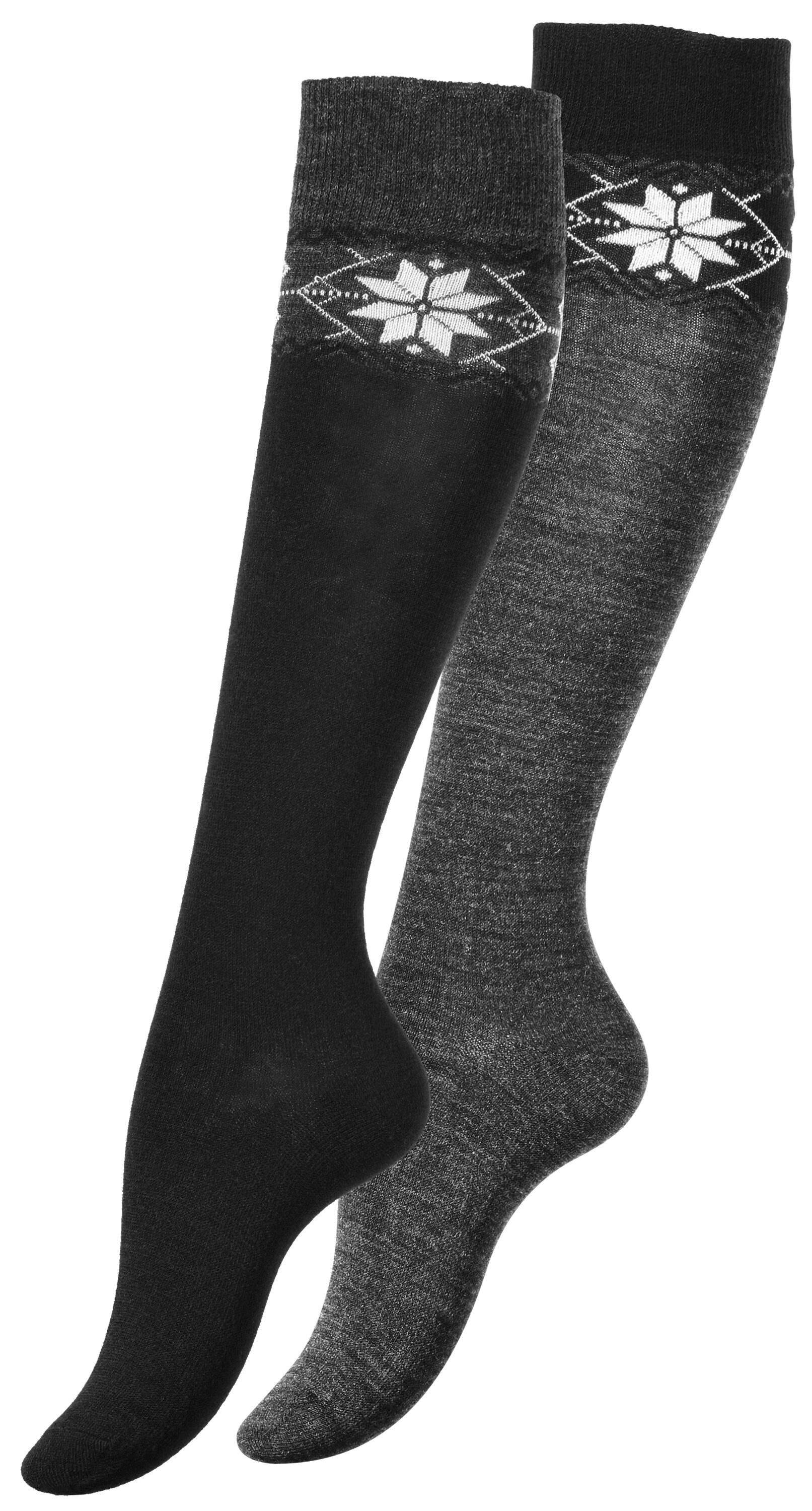 Yenita&reg; 2 Paar Damen Winter-Kniestr&uuml;mpfe - Bild 1
