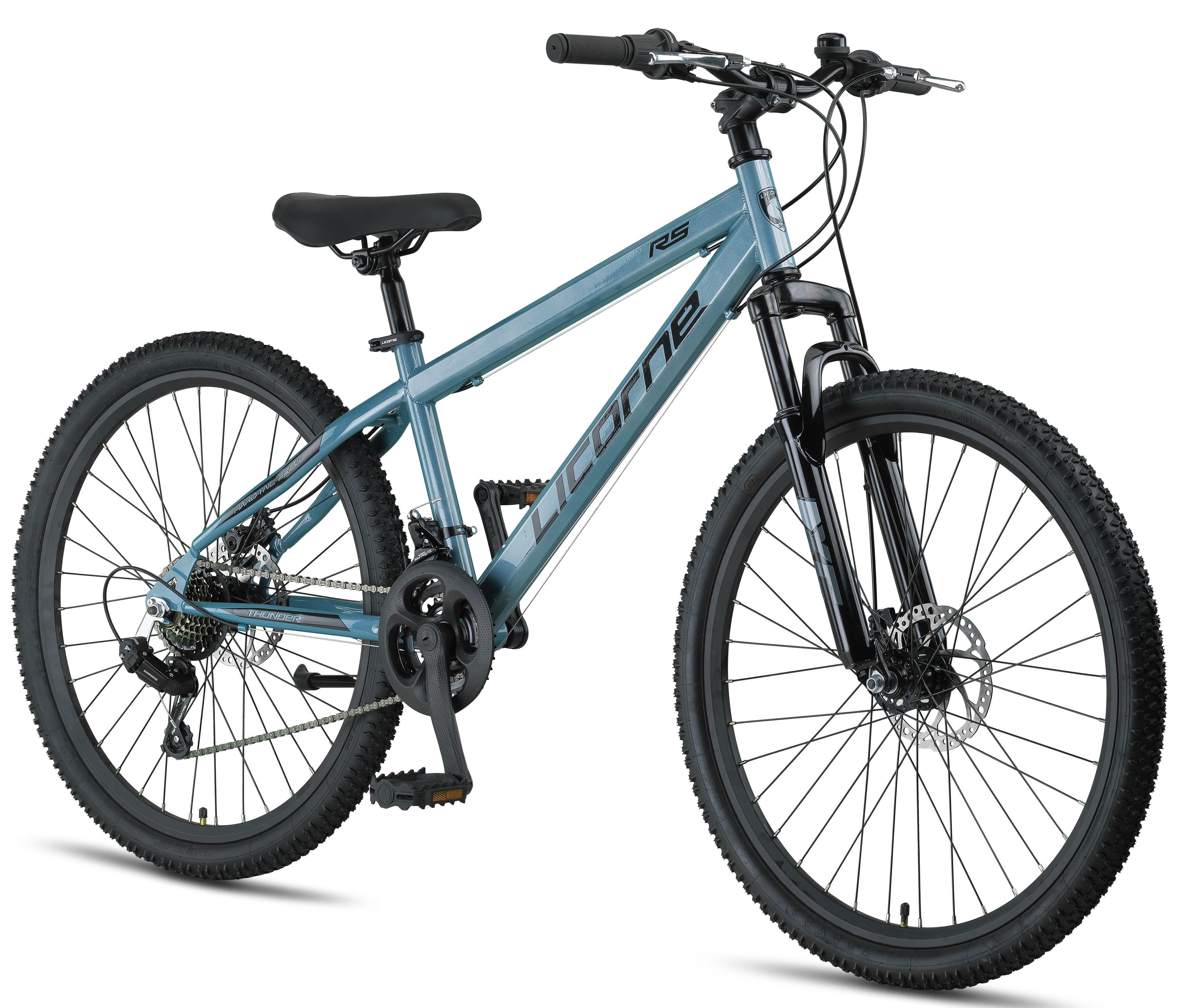 Licorne Bike Thunder Premium Mountainbike in 20, 24, 26, 27.5 und 29 Zoll Fahrrad f&uuml;r M&auml;dchen Jungen Herren und Damen Discbremse Gr&ouml;&szlig;e:26 Zoll;Farbe:Aquamarine 