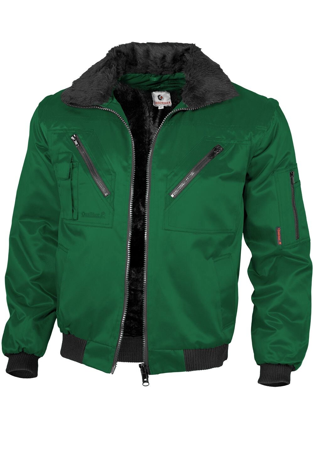 QUALITEX HIGH QUALITY WORKWEAR Pilotenjacke pilotenjacke grün Damen: 36 Herren: S