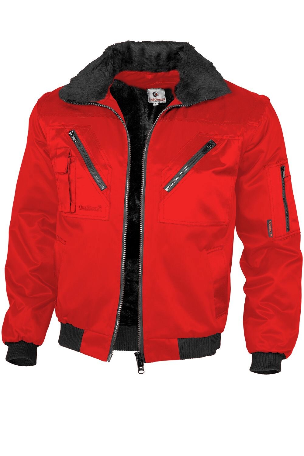 QUALITEX HIGH QUALITY WORKWEAR Pilotenjacke pilotenjacke rot Damen: 48 Herren: XL