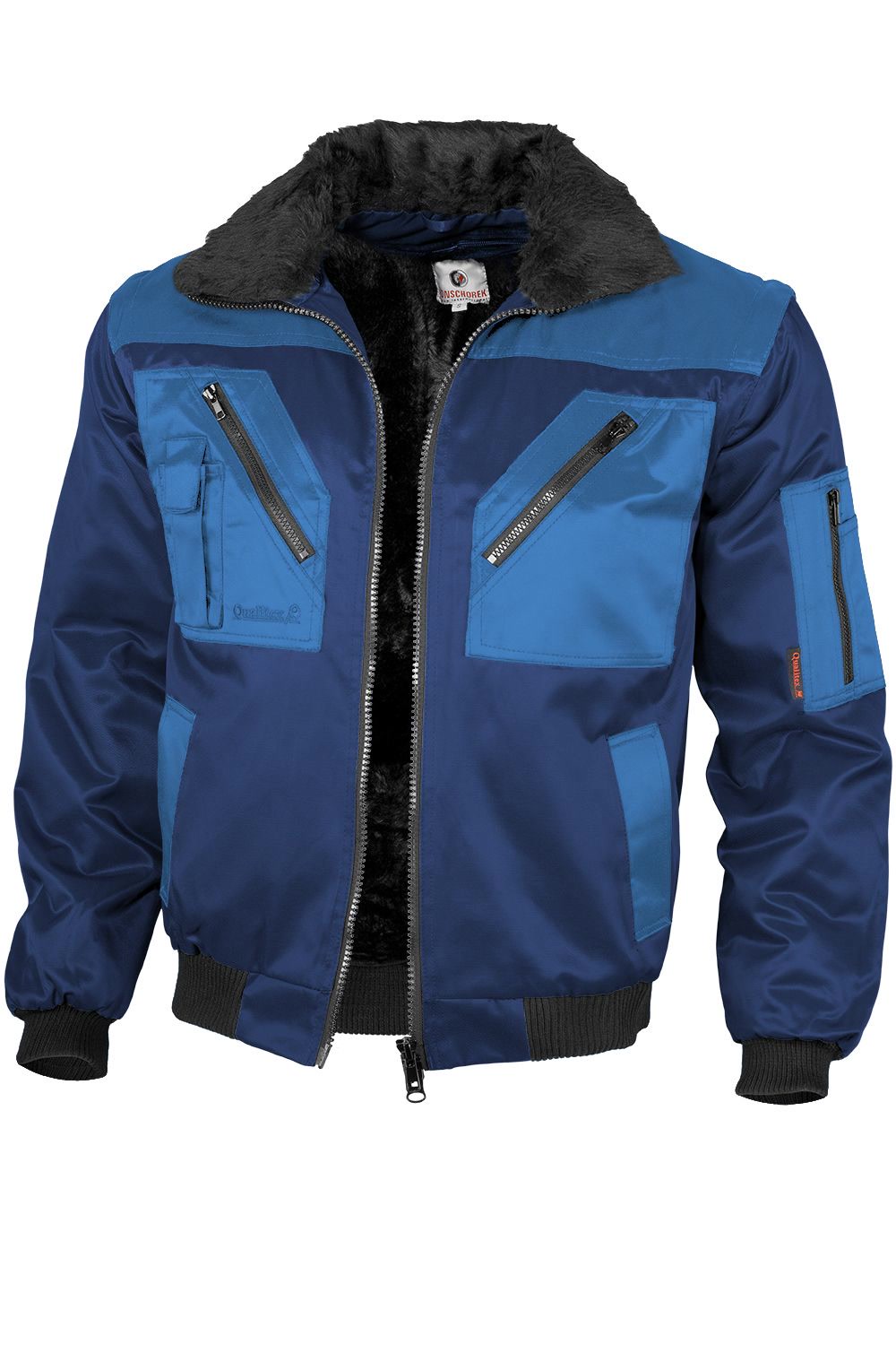 QUALITEX HIGH QUALITY WORKWEAR Pilotenjacke pilotenjacke marine/royal Damen: 36 Herren: S 