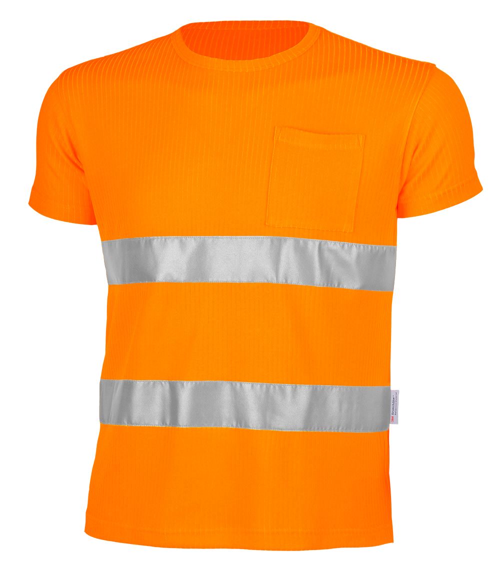 QUALITEX HIGH QUALITY WORKWEAR T-Shirt signal warnorange Damen: 36 Herren: S 