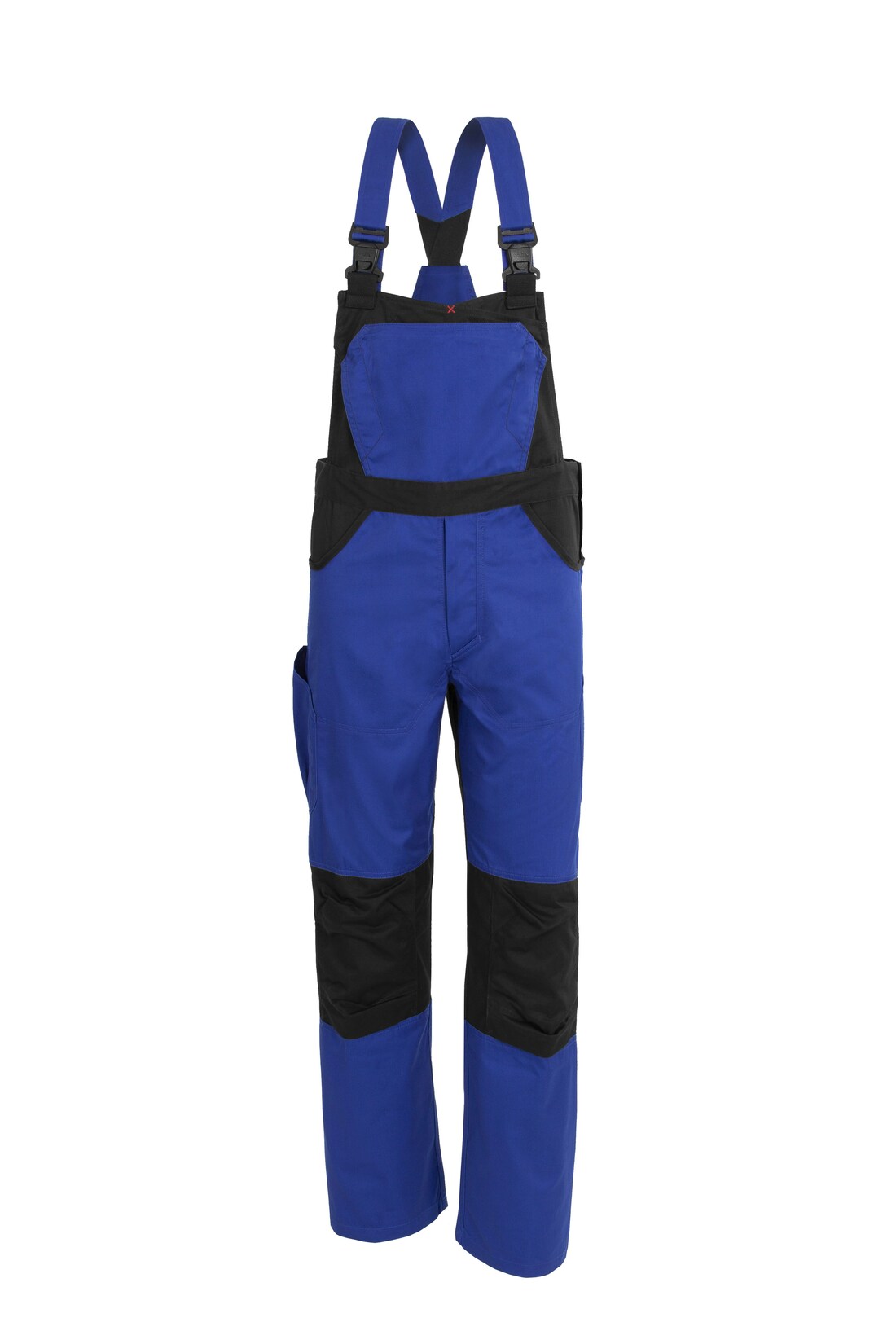 QUALITEX HIGH QUALITY WORKWEAR Latzhose X-Serie kornblau/schwarz Damen: 36 Herren: 42