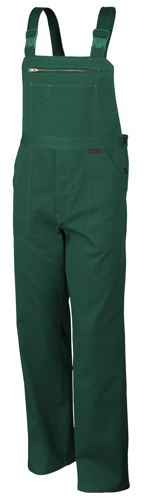 QUALITEX HIGH QUALITY WORKWEAR Latzhose favorit grün Damen: 42 Herren: 48