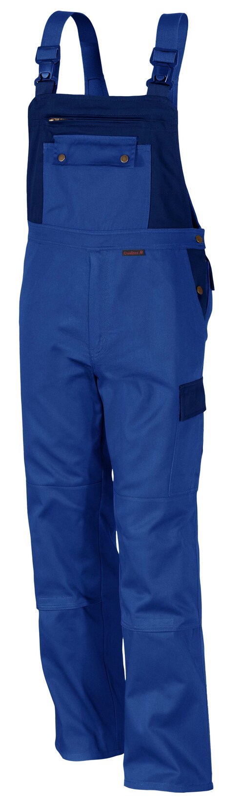 QUALITEX HIGH QUALITY WORKWEAR Latzhose image kornblau/marine Damen: 38 Herren: 44