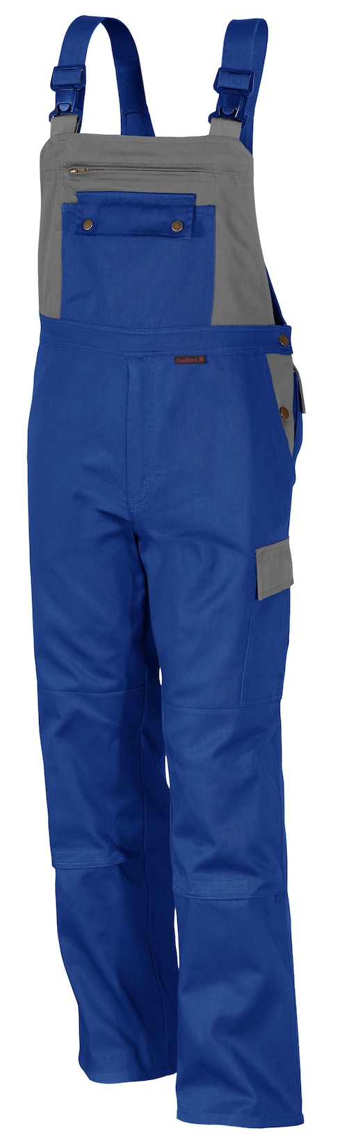 QUALITEX HIGH QUALITY WORKWEAR Latzhose image kornblau/hellgrau Herren: 102