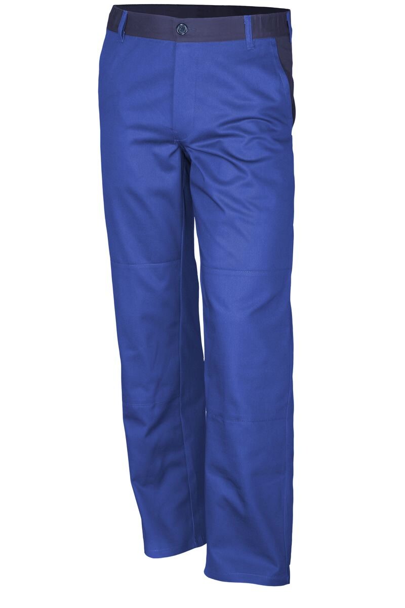 QUALITEX HIGH QUALITY WORKWEAR Bundhose basic 2-farbig kornblau/marine Damen: 36 Herren: 42