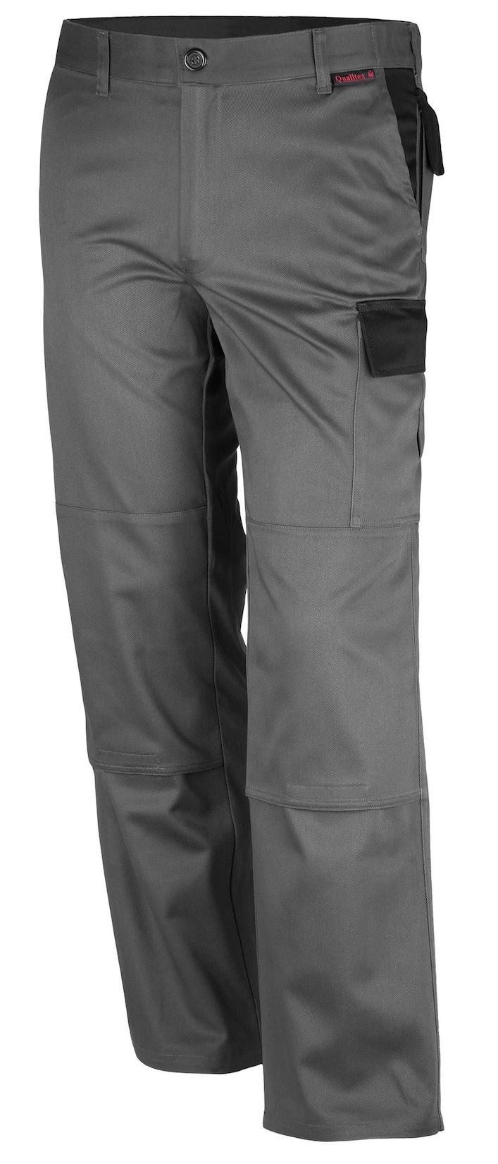 QUALITEX HIGH QUALITY WORKWEAR Bundhose image mittelgrau/schwarz Damen: 46 Herren: 52
