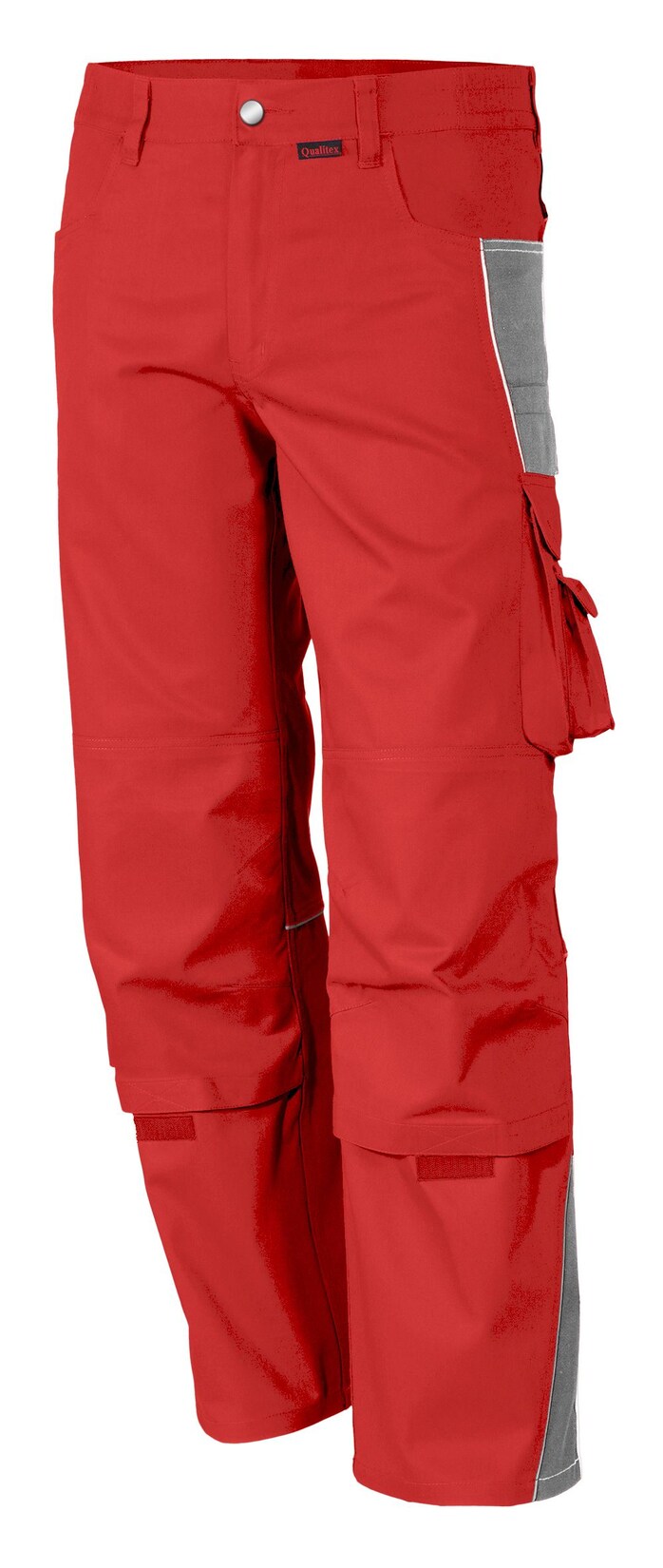 QUALITEX HIGH QUALITY WORKWEAR Bundhose PRO rot/grau Herren: 110