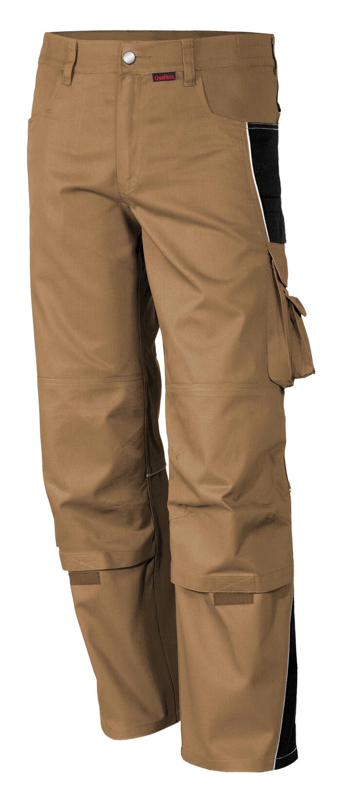 QUALITEX HIGH QUALITY WORKWEAR Bundhose PRO khaki/schwarz Herren: 24
