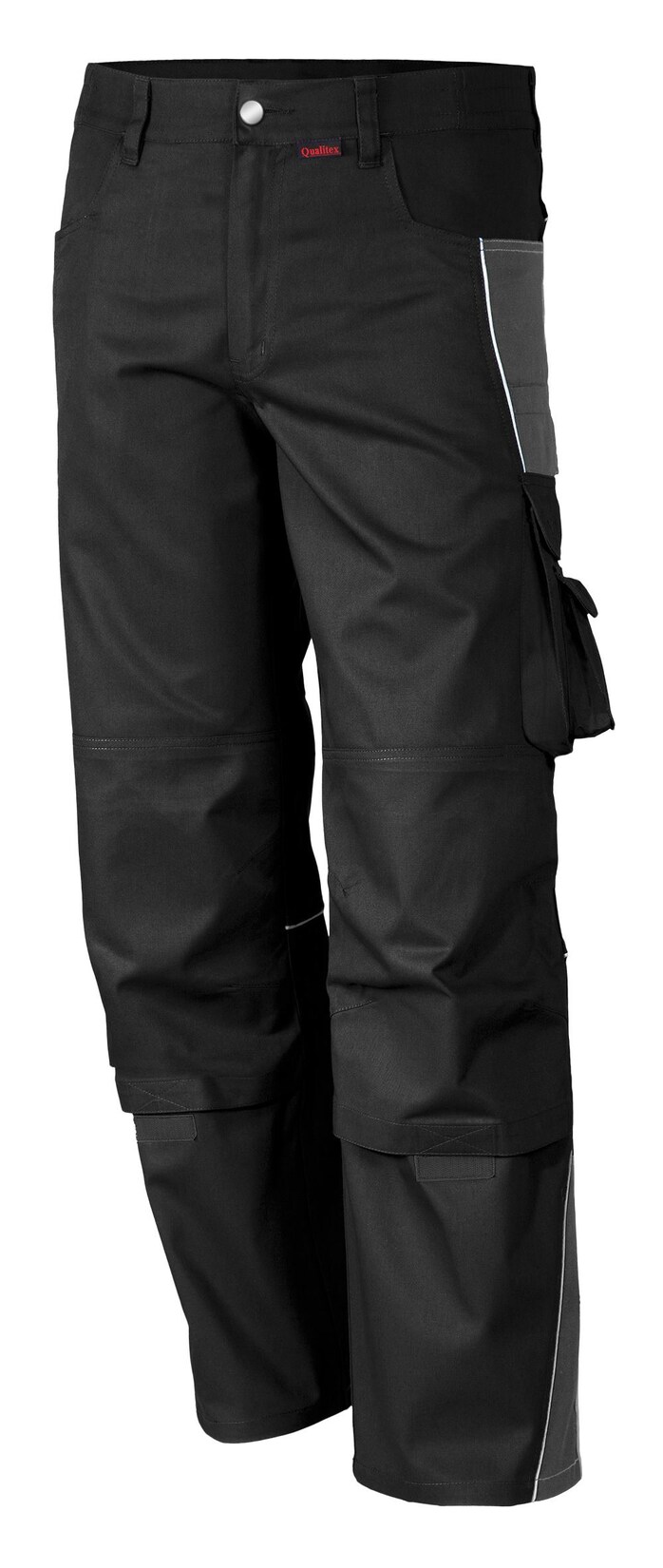 QUALITEX HIGH QUALITY WORKWEAR Bundhose PRO schwarz/grau Damen: 60 Herren: 66
