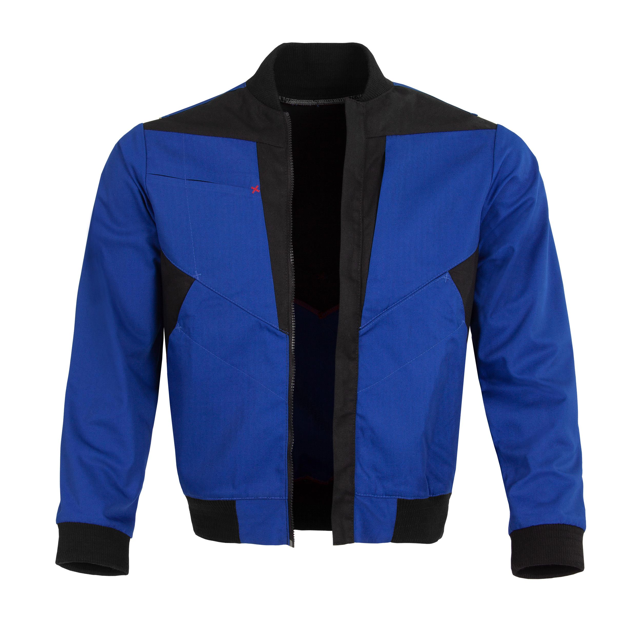 QUALITEX HIGH QUALITY WORKWEAR Blousonjacke X-Serie kornblau/schwarz Damen: 36 Herren: S 