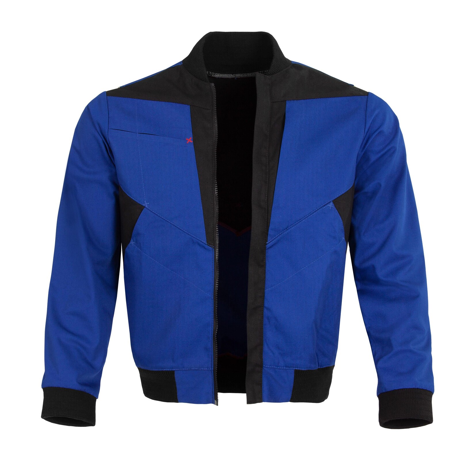 QUALITEX HIGH QUALITY WORKWEAR Blousonjacke X-Serie kornblau/schwarz Damen: 40 Herren: M