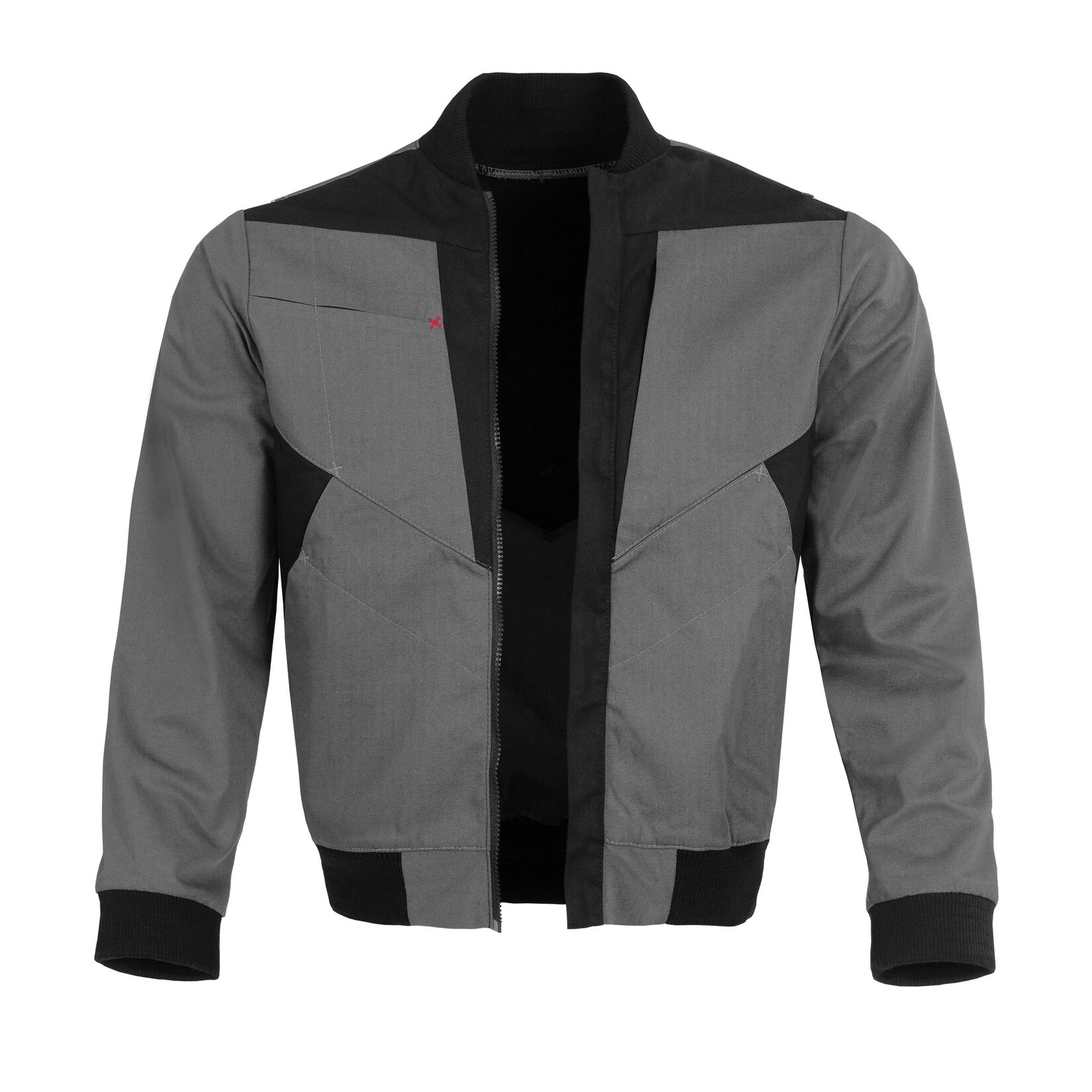 QUALITEX HIGH QUALITY WORKWEAR Blousonjacke X-Serie grau/schwarz Damen: 44 Herren: L