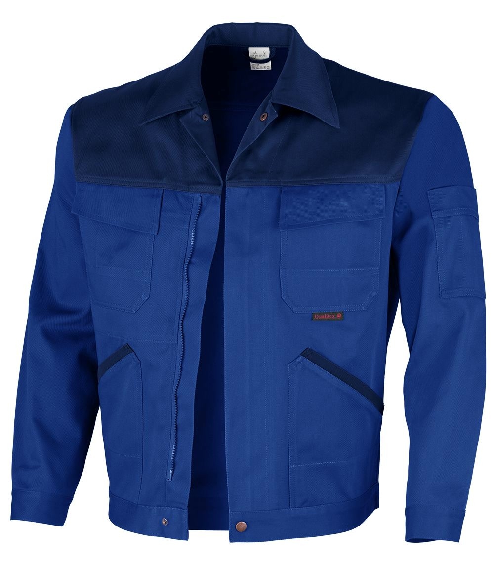 QUALITEX HIGH QUALITY WORKWEAR Bundjacke image kornblau/marine Damen: 54 Herren: 60